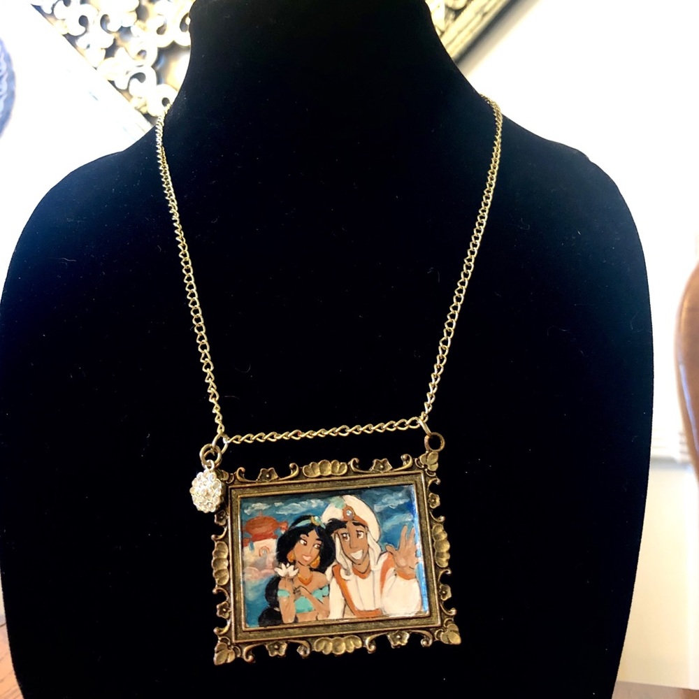 Jazmine and Aladin hand made necklace!
